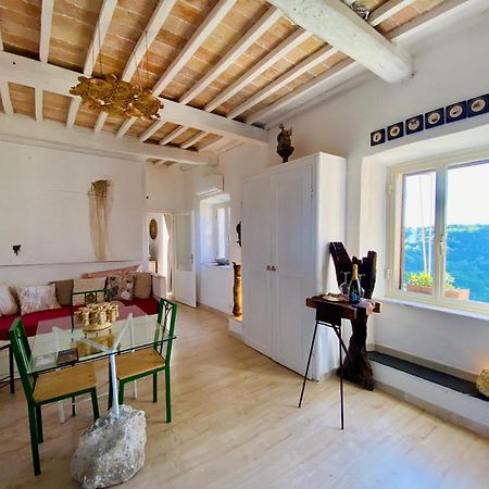 Ferienwohnung La Sorpresa Sul Bastione With Panoramic Balcony Pitigliano Exterior foto