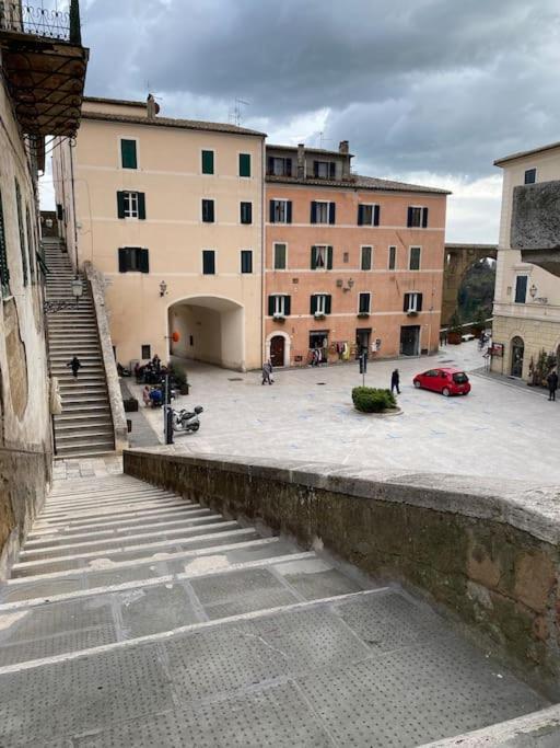 Ferienwohnung La Sorpresa Sul Bastione With Panoramic Balcony Pitigliano Exterior foto
