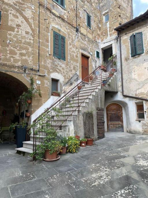 Ferienwohnung La Sorpresa Sul Bastione With Panoramic Balcony Pitigliano Exterior foto