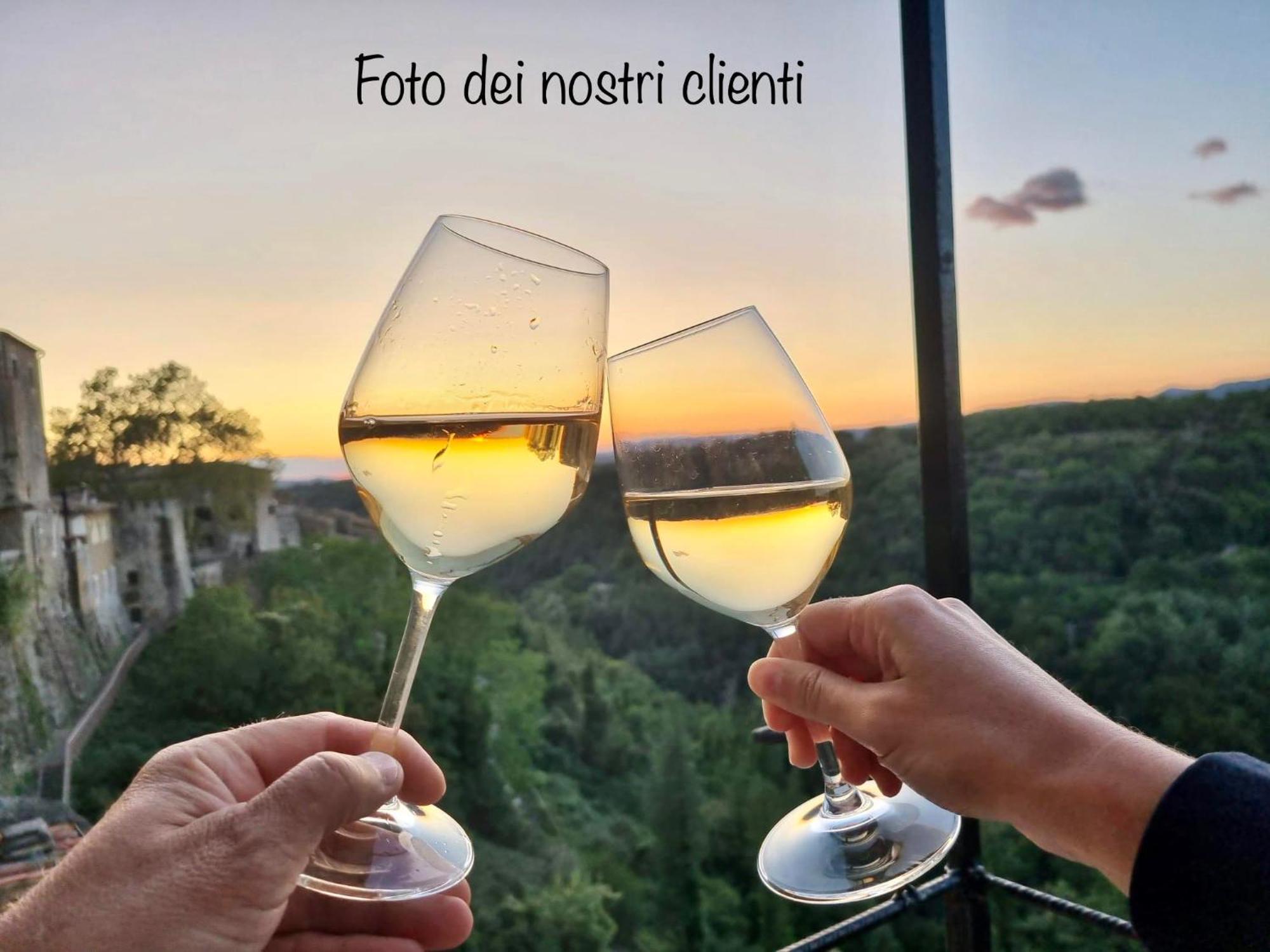 Ferienwohnung La Sorpresa Sul Bastione With Panoramic Balcony Pitigliano Exterior foto