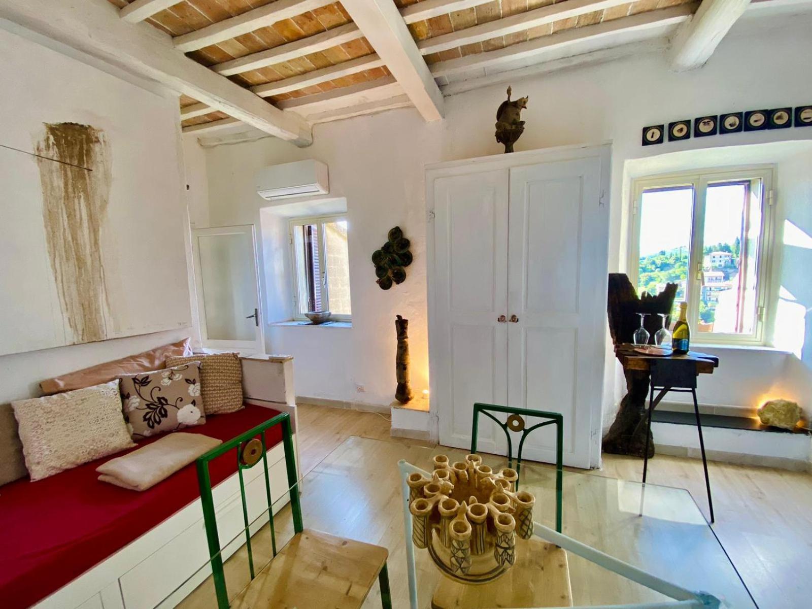 Ferienwohnung La Sorpresa Sul Bastione With Panoramic Balcony Pitigliano Exterior foto